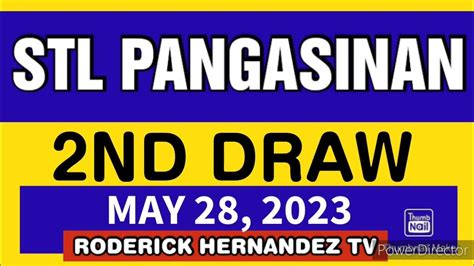 stl pangasinan 2nd draw today time